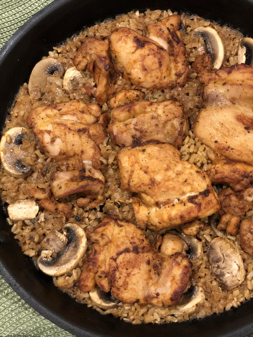超入味红椒粉鸡腿饭Paprika Chicken Rice（铸铁锅版）