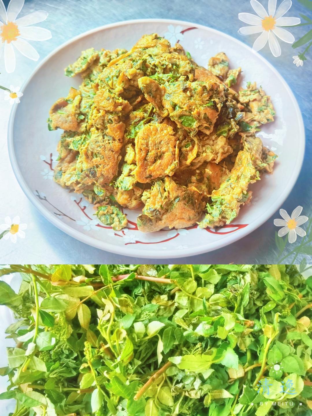 花椒叶炒鸭蛋的做法