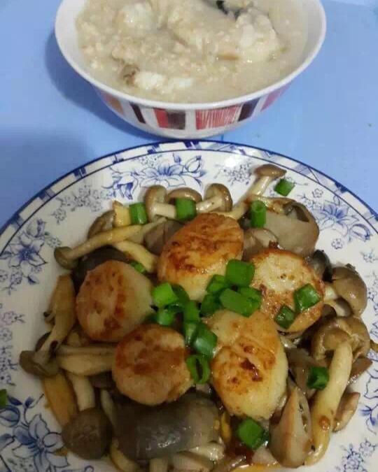 蔬菜干贝