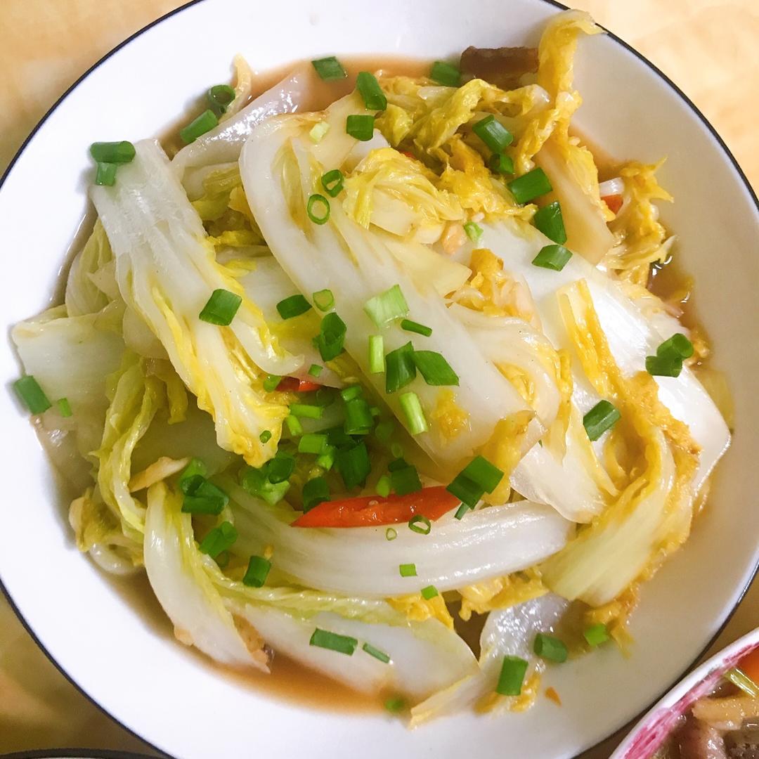 腊肉炒娃娃菜