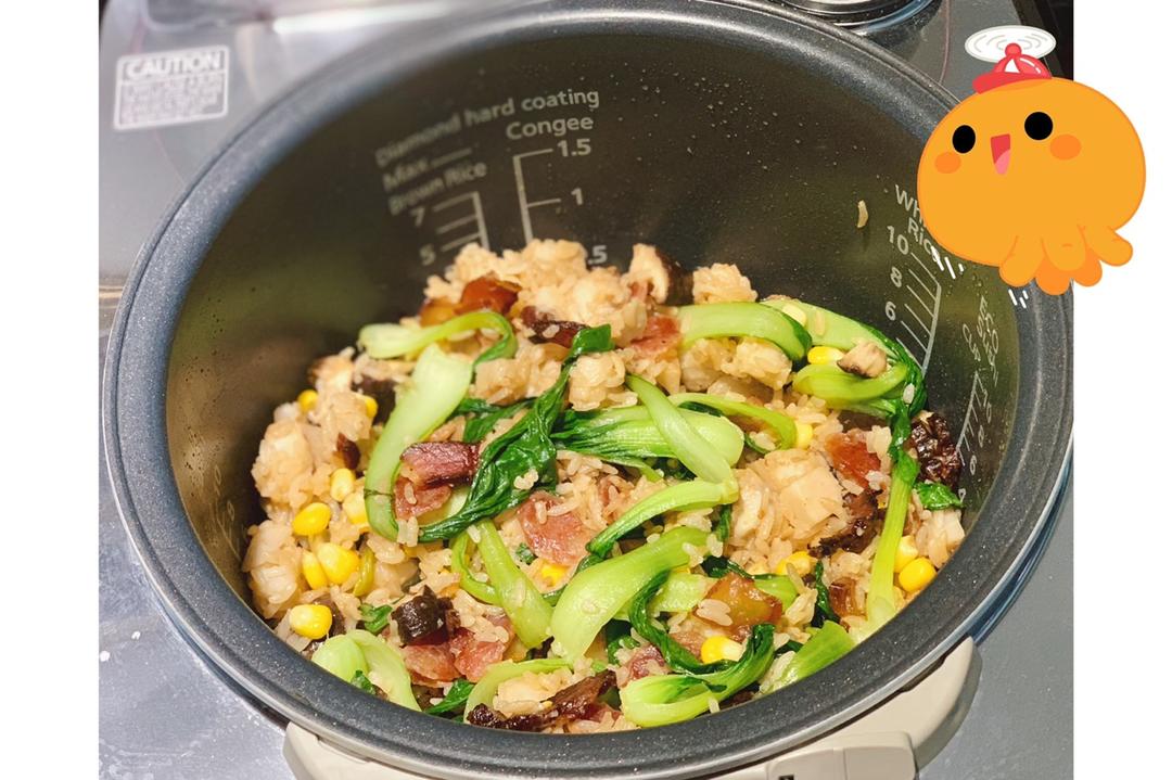 腊味煲仔饭（电饭煲版）