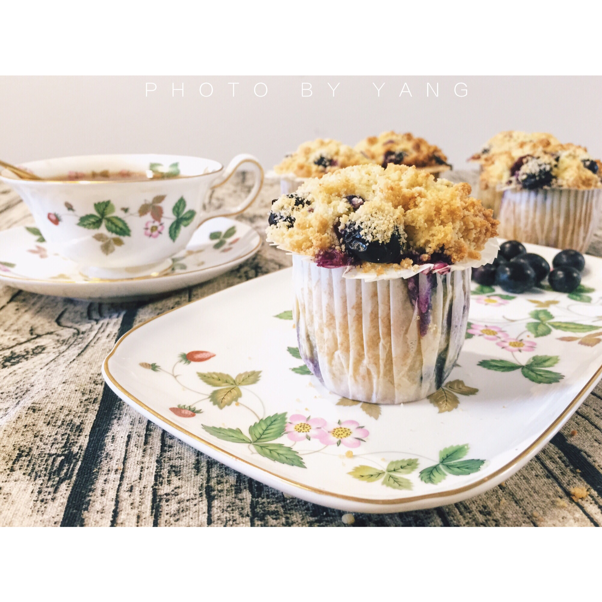 PH大师的金宝顶蓝莓马芬