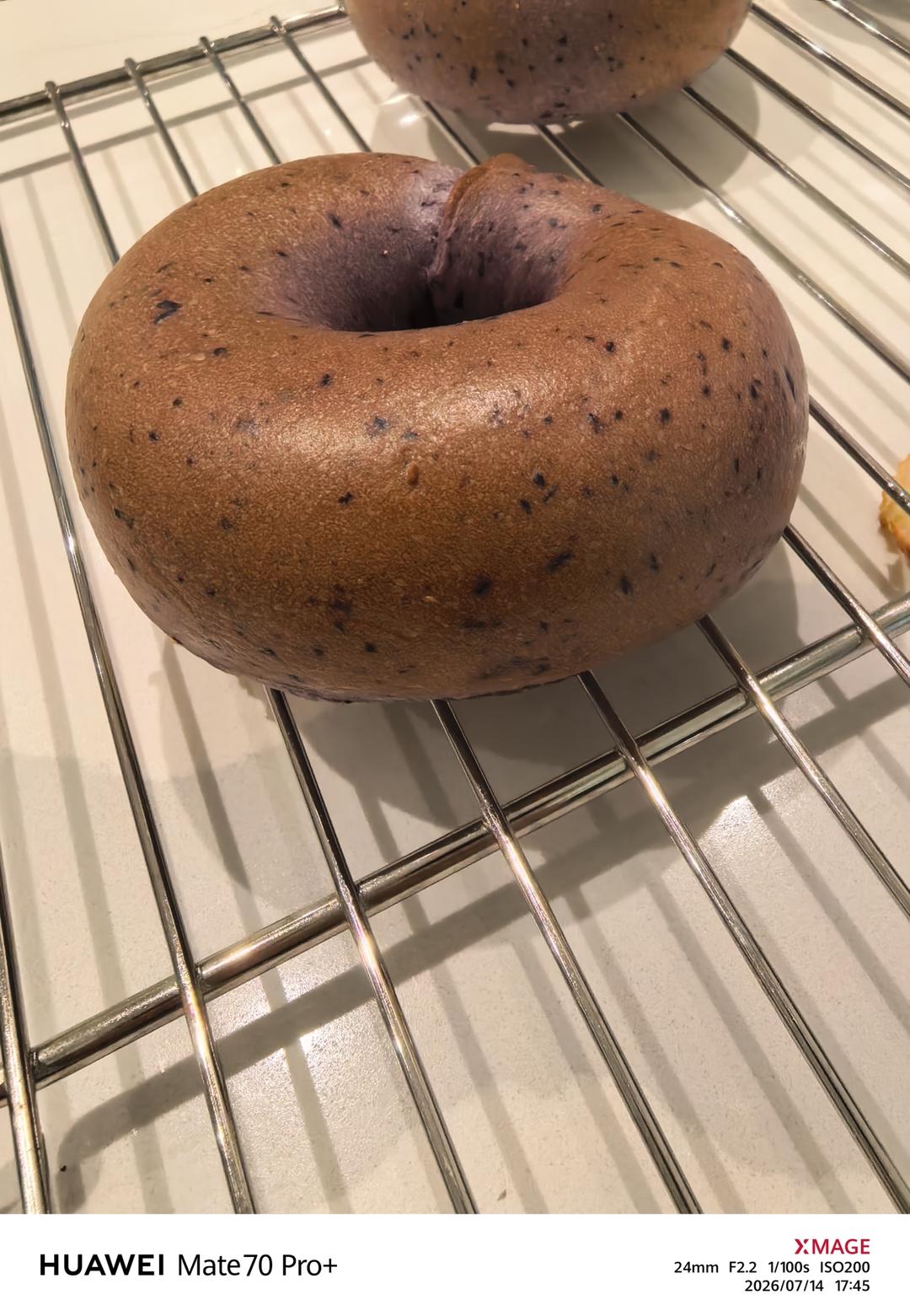 蓝莓🫐乳酪贝果🥯/步骤详细/简单好做