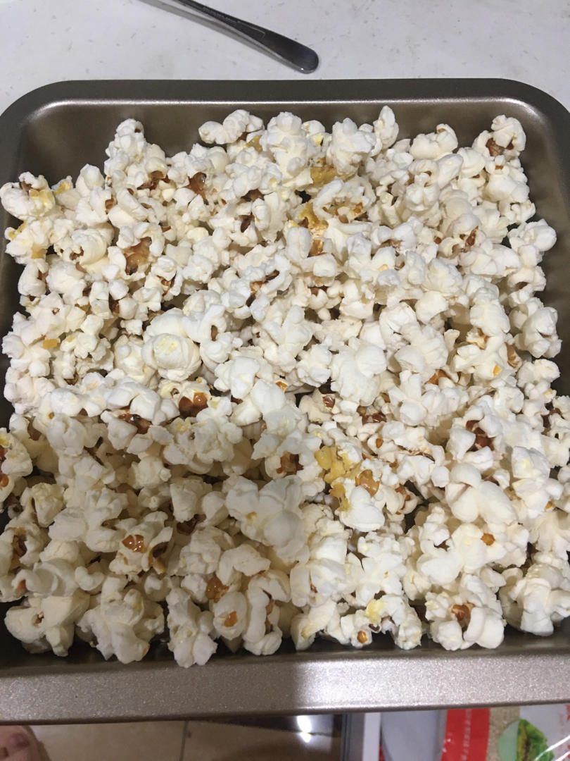 一招搞定小朋友的黄油焦糖爆米花，简单又好吃