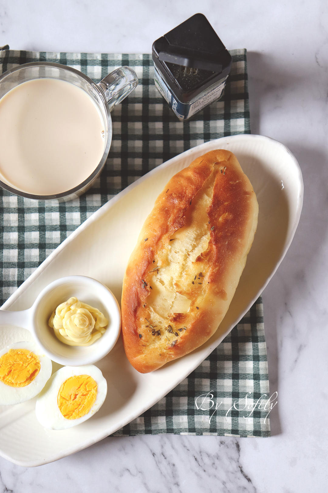 纯奶手撕吐司的做法 步骤1