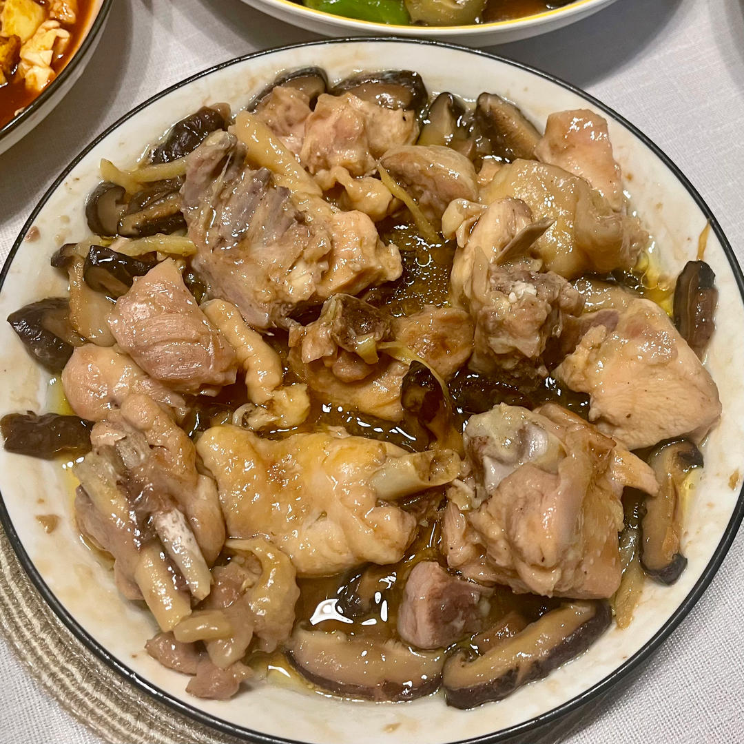 香菇蒸鸡