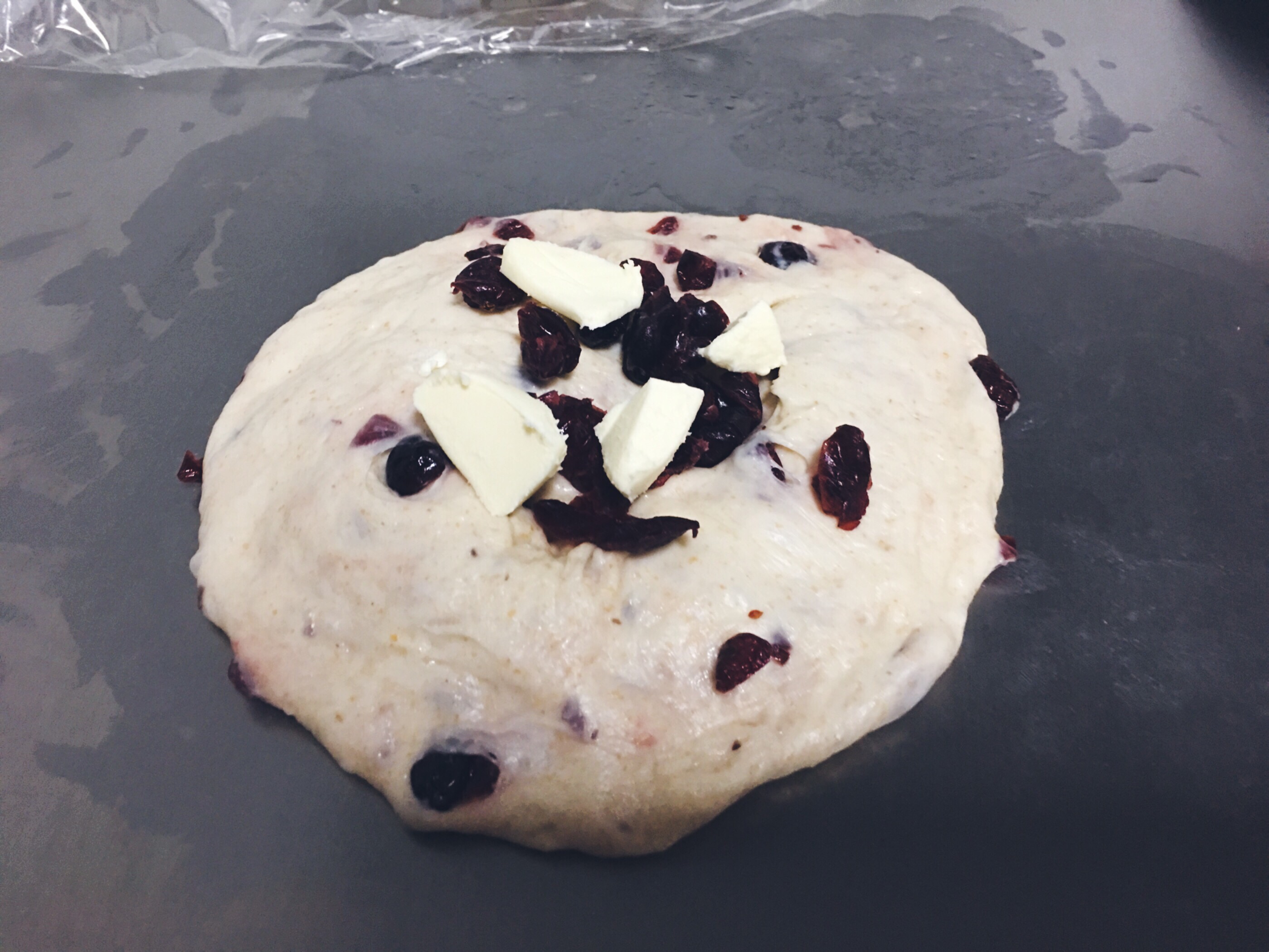 全麦蔓越莓乳酪欧包-凯伍德厨师机的做法 步骤6