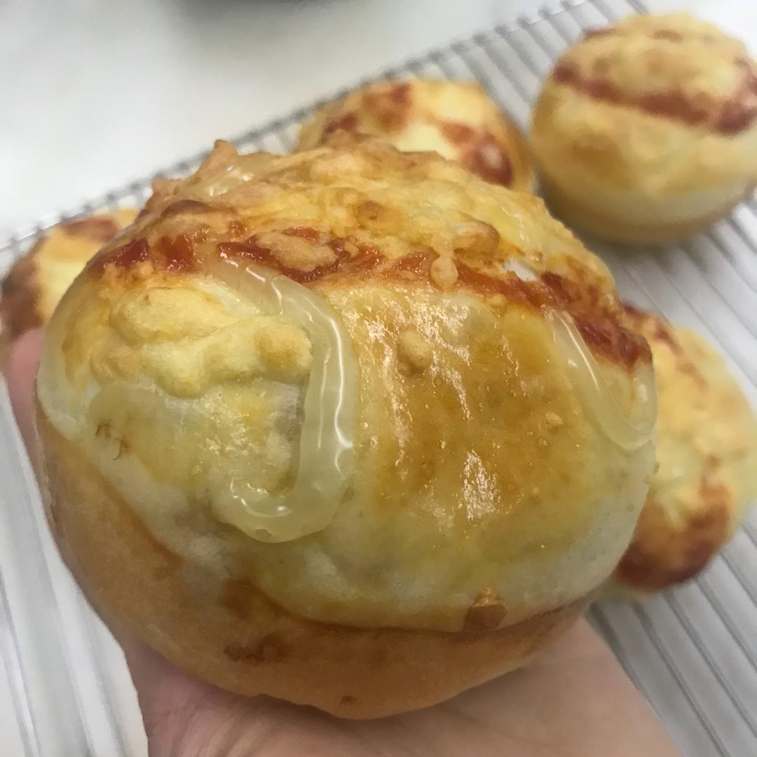 香葱火腿肉松面包