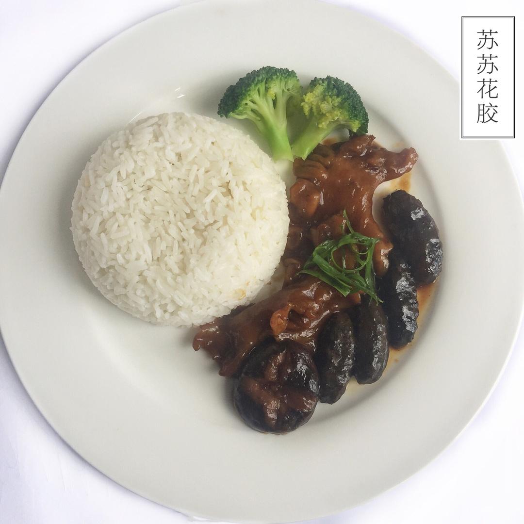 鲍汁焖海参花胶
