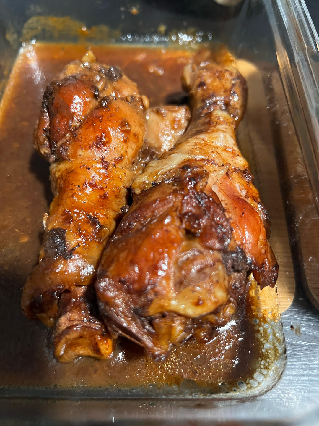 🔥好吃到飙泪的秘汁多汁蒜香鸡腿，鲜嫩到流口水。