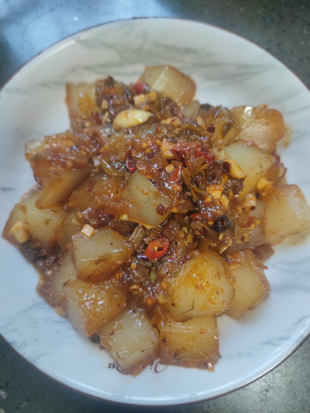 炒凉粉