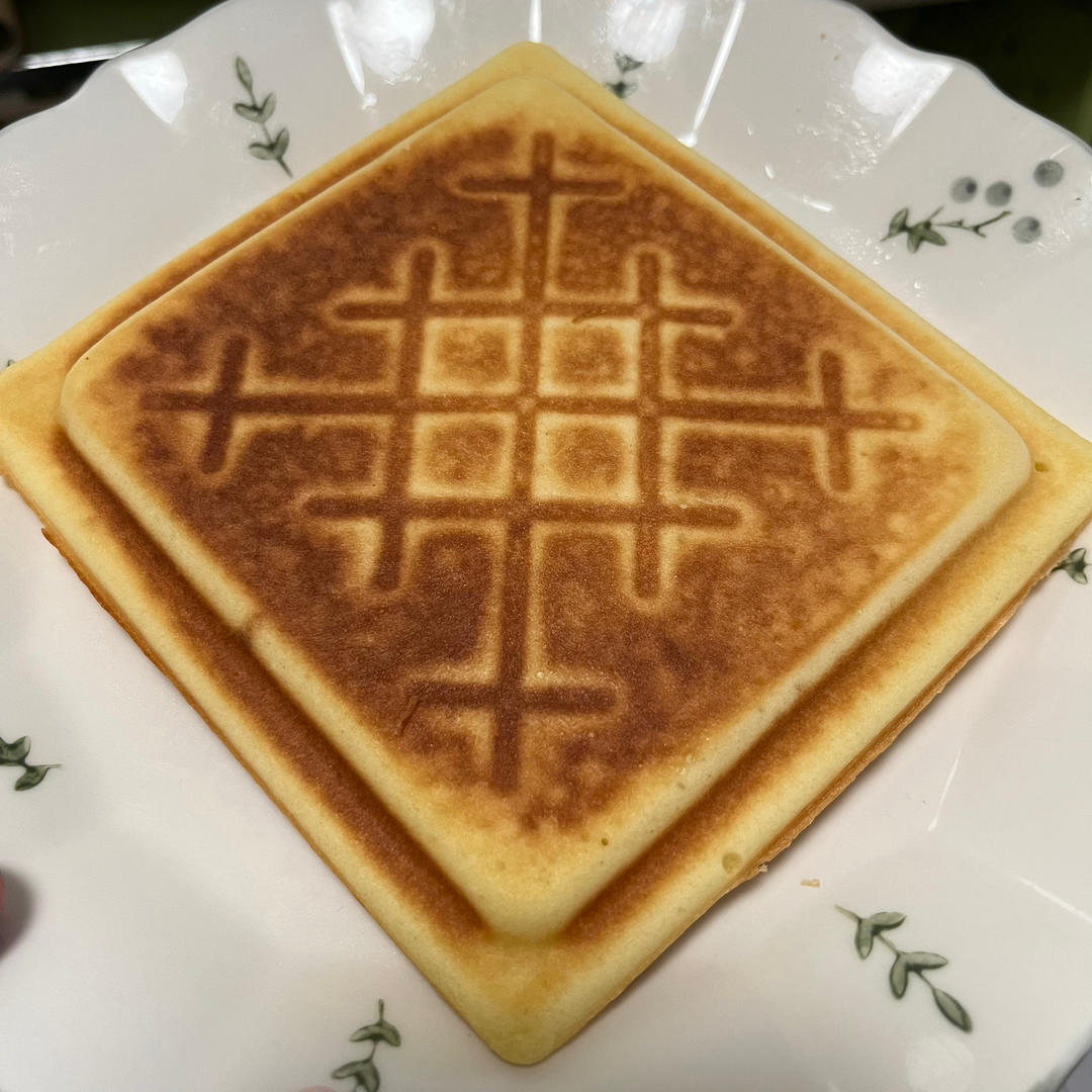 松软香甜的早餐机版「华夫饼」