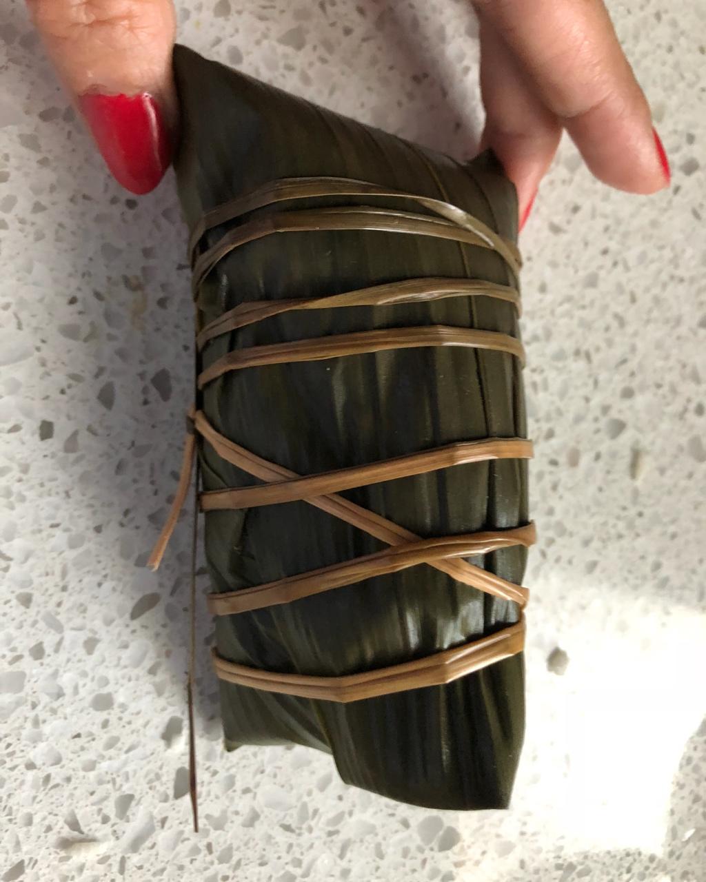 四角长粽子的包法（有视频）