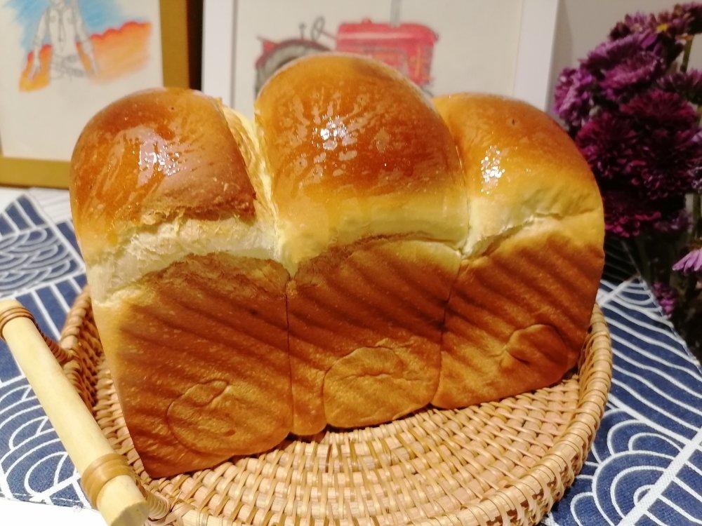 超软拉丝牛奶吐司🍞一次发酵
