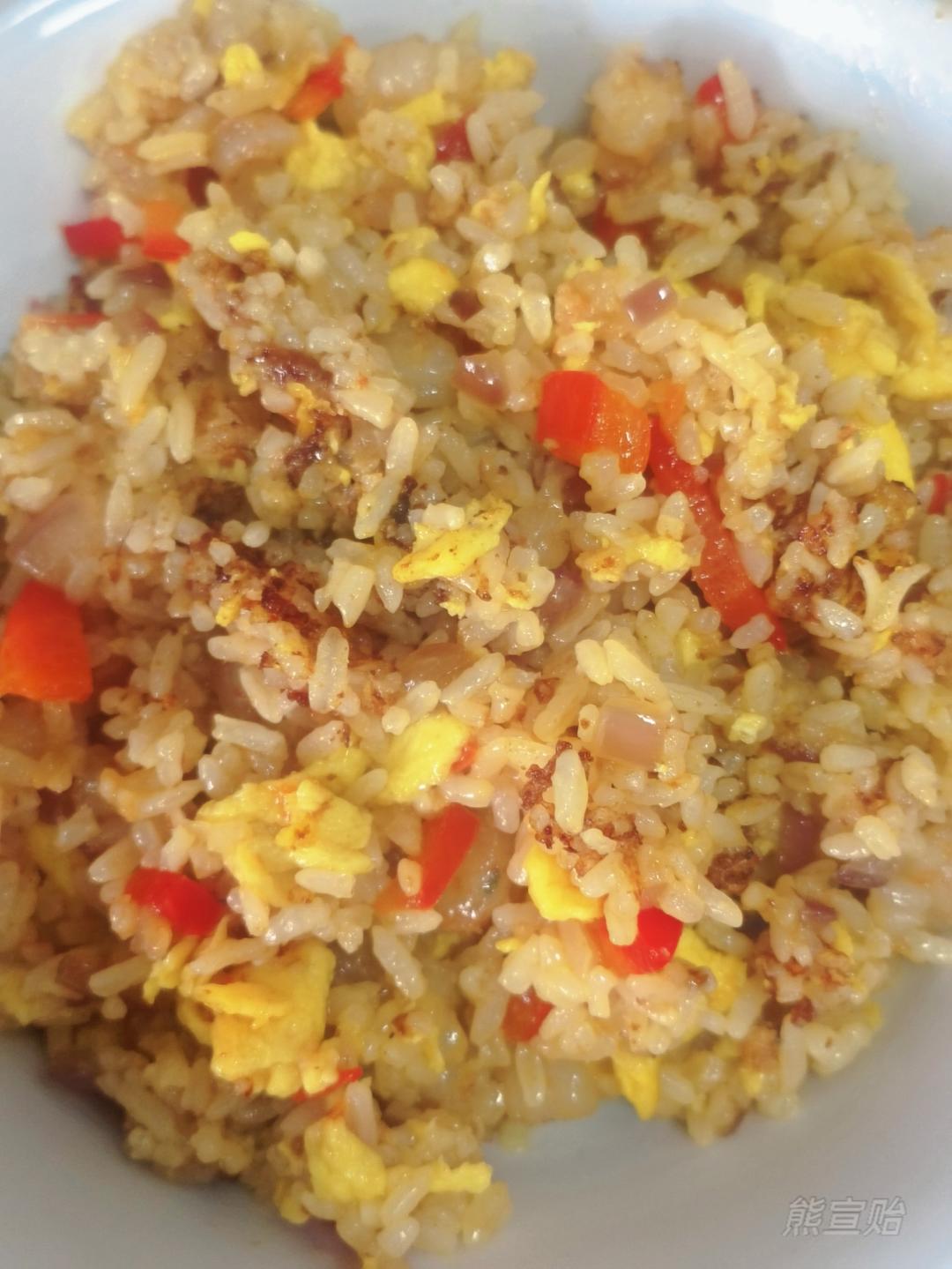不正宗的扬州炒饭（家常版）