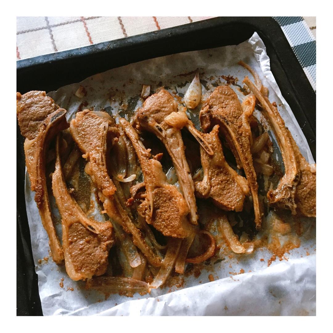 孜然烤羊排