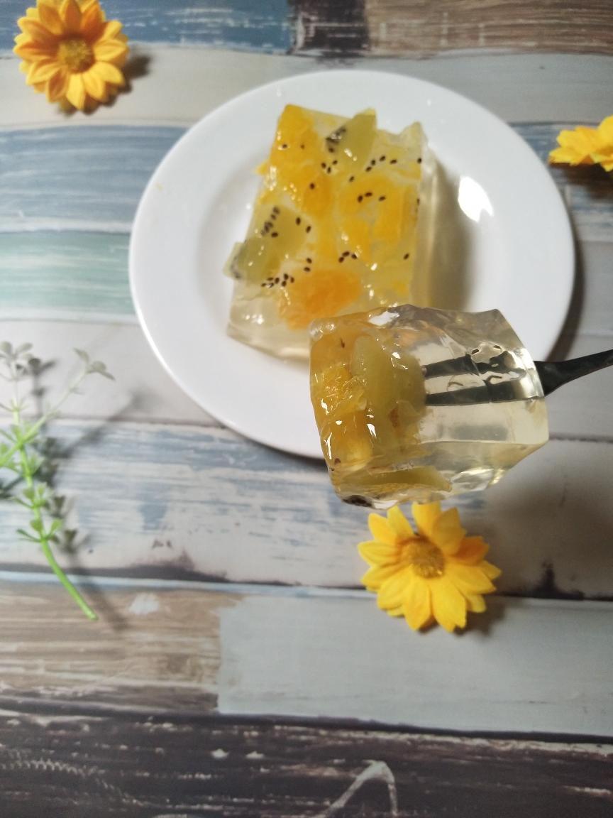 白凉粉果冻的做法