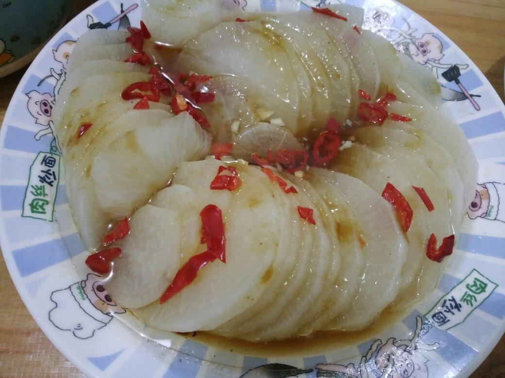 清蒸白萝卜