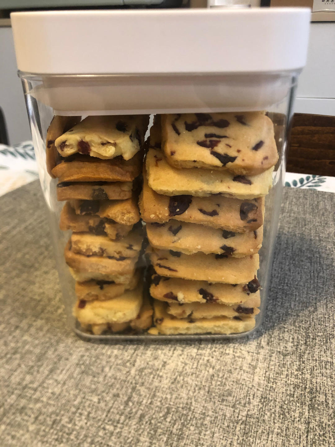 蔓越莓饼干--新手烘焙0压力 #皮黑森林#