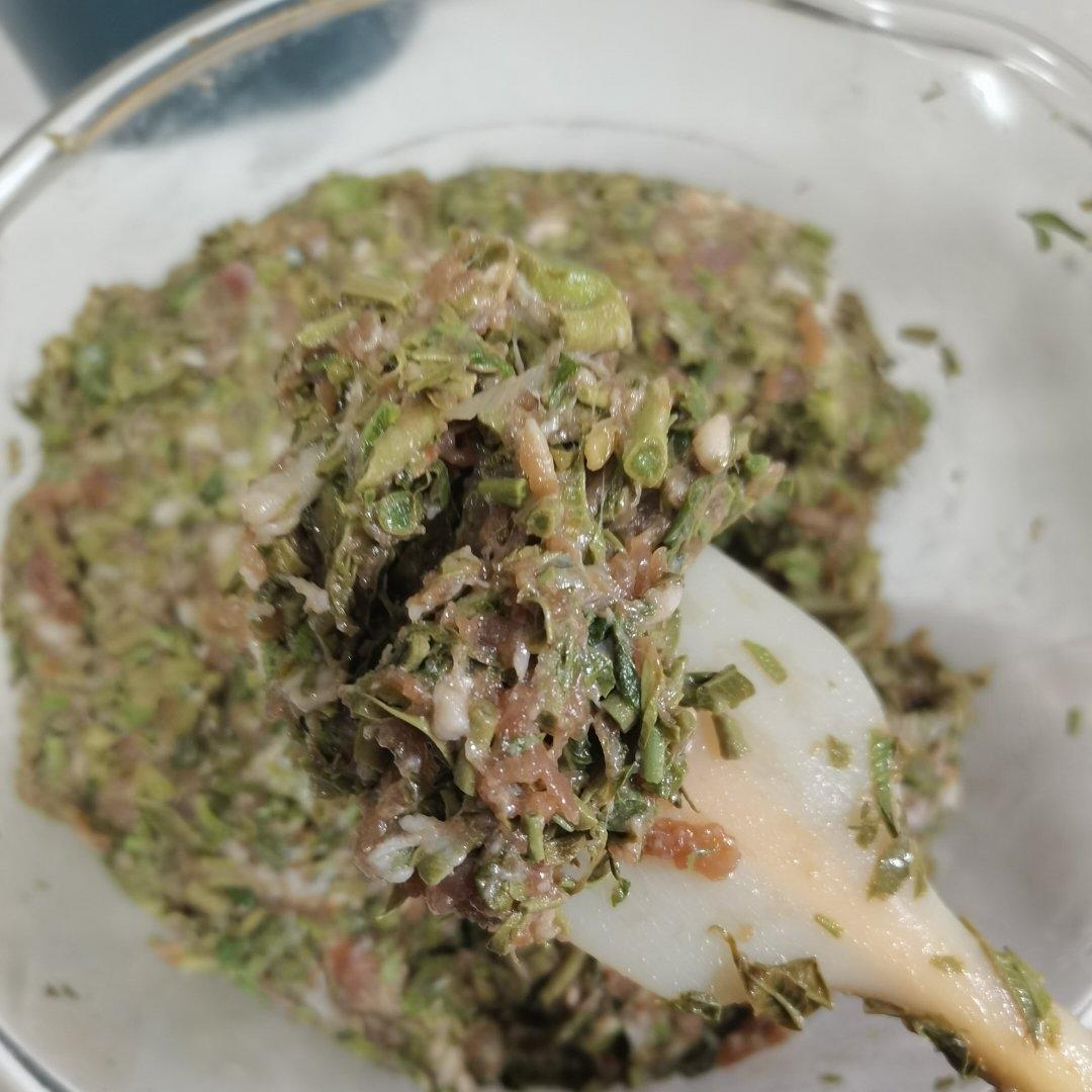 香椿馅儿饺子