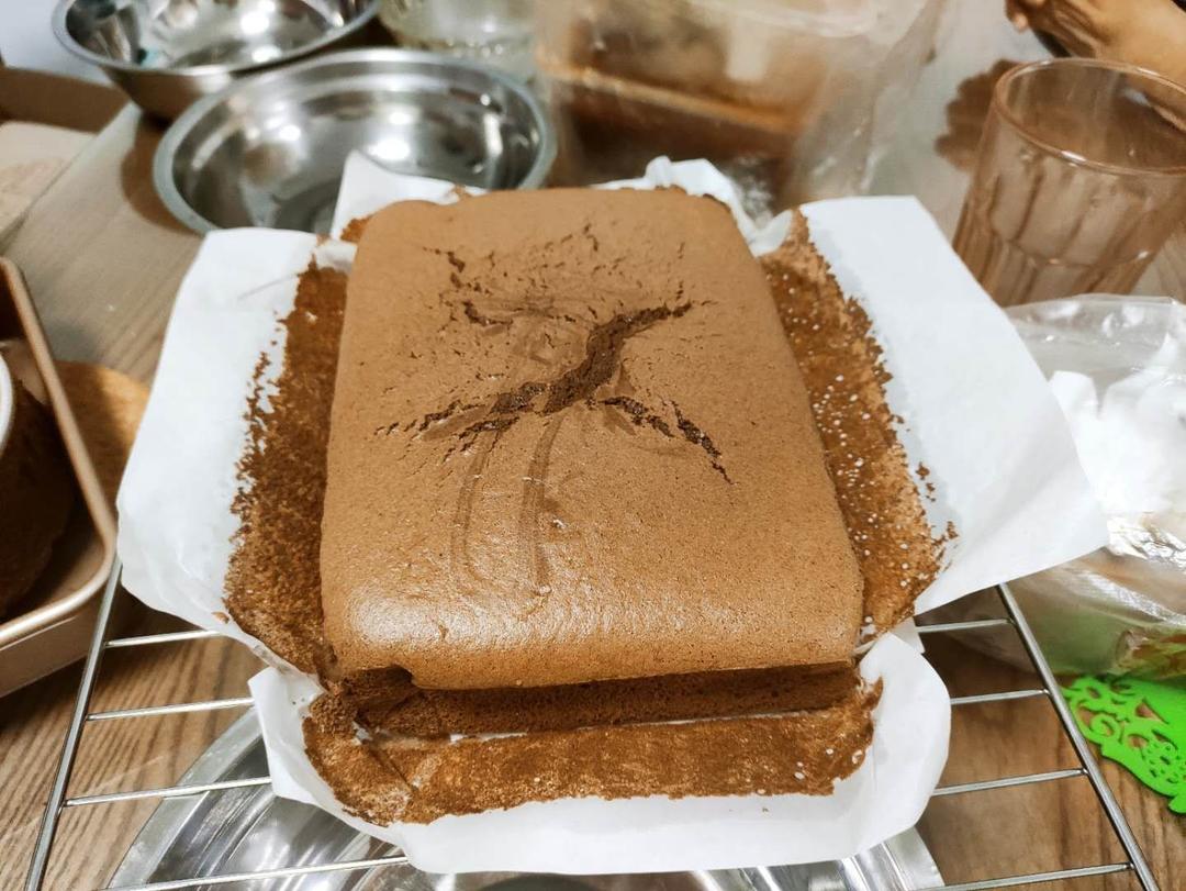 巧克力戚风蛋糕6寸(基础易成功版)