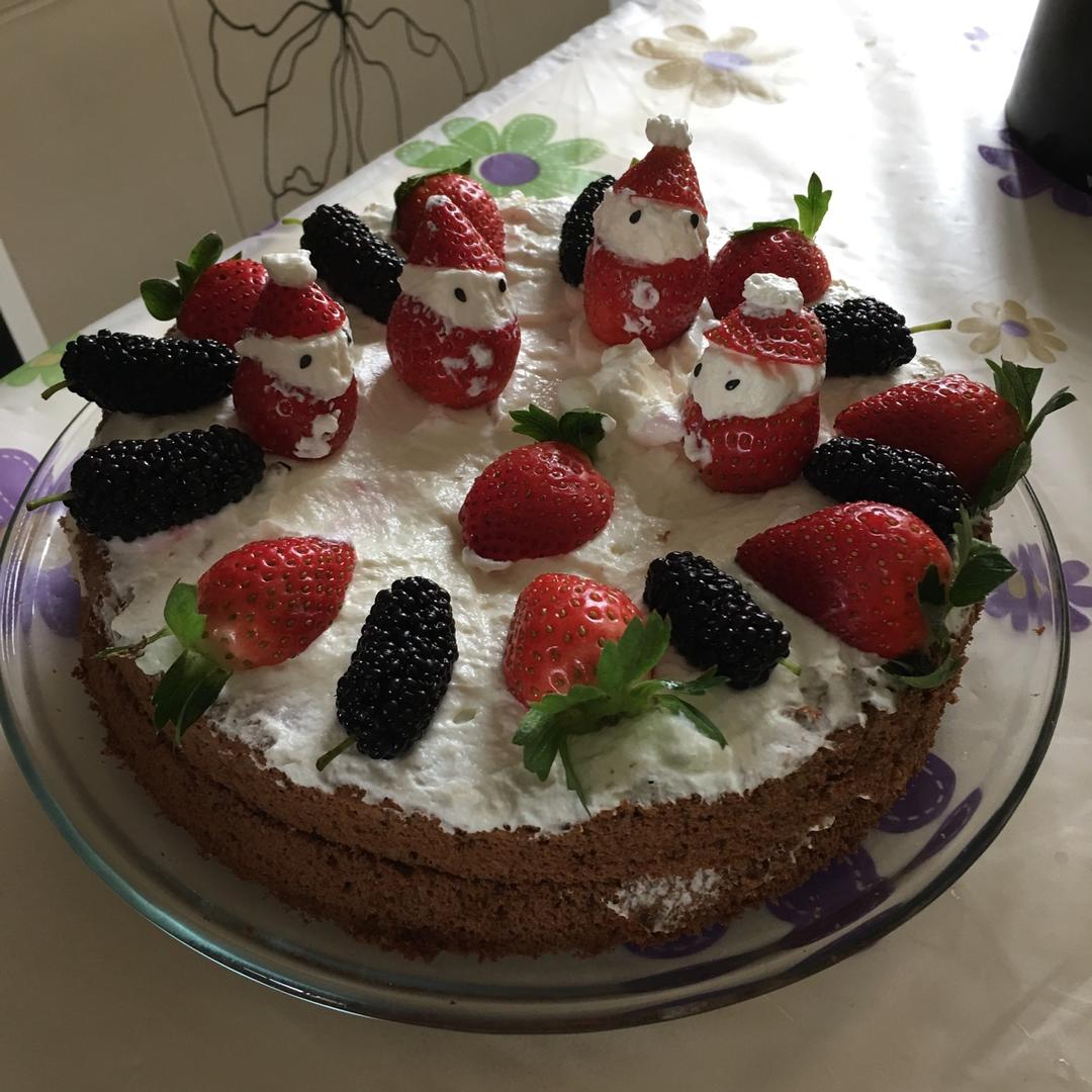 圣诞呆萌裸蛋糕