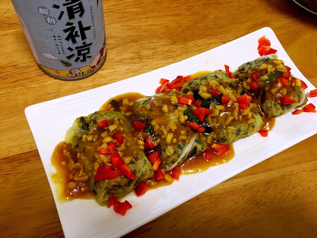 肉酿白菜卷