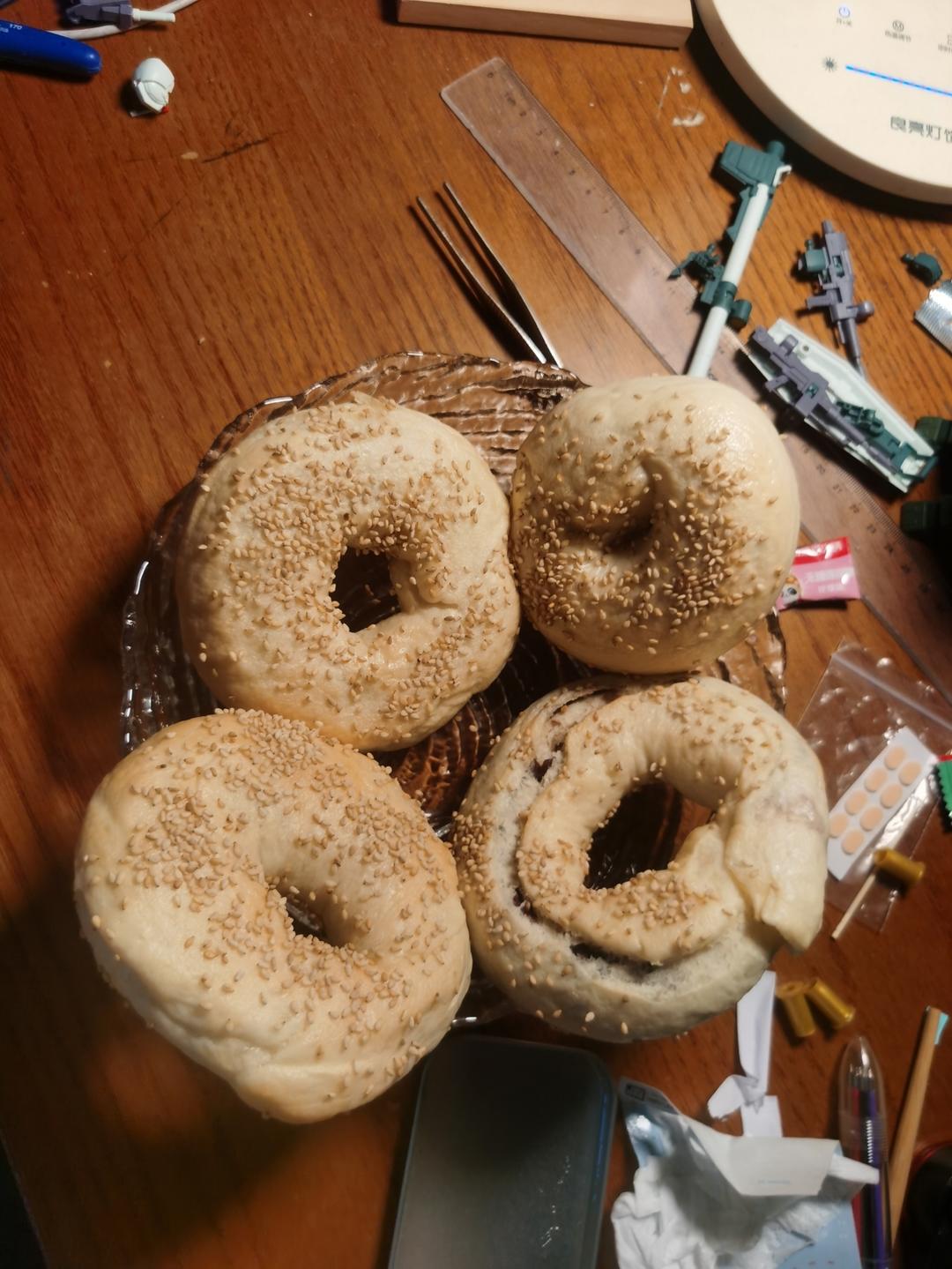 免揉贝果配方❗️不会做贝果一定要试试这个🔥一次成功