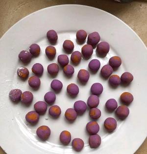 紫薯玛瑙小汤圆的做法 步骤3