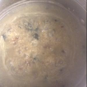 海参皮蛋小米粥的做法 步骤5