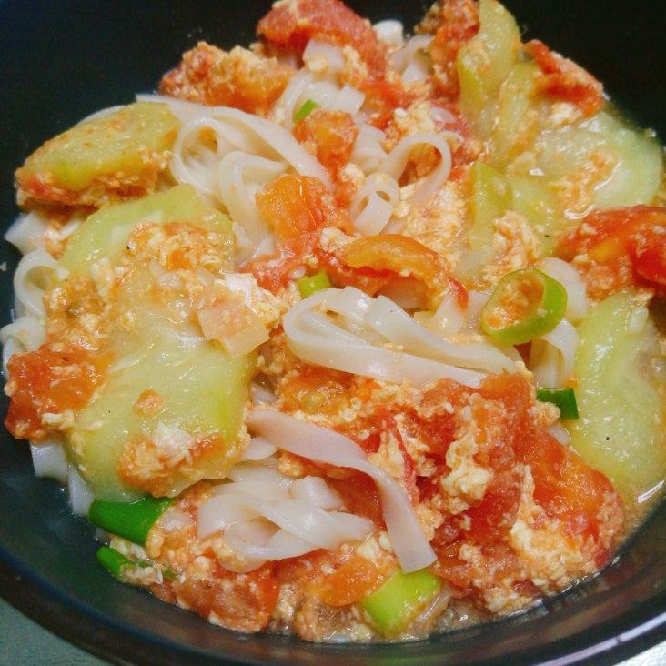 西红柿鸡蛋面（减脂蔬菜版）