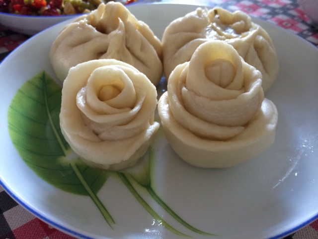 紫薯玫瑰花馒头