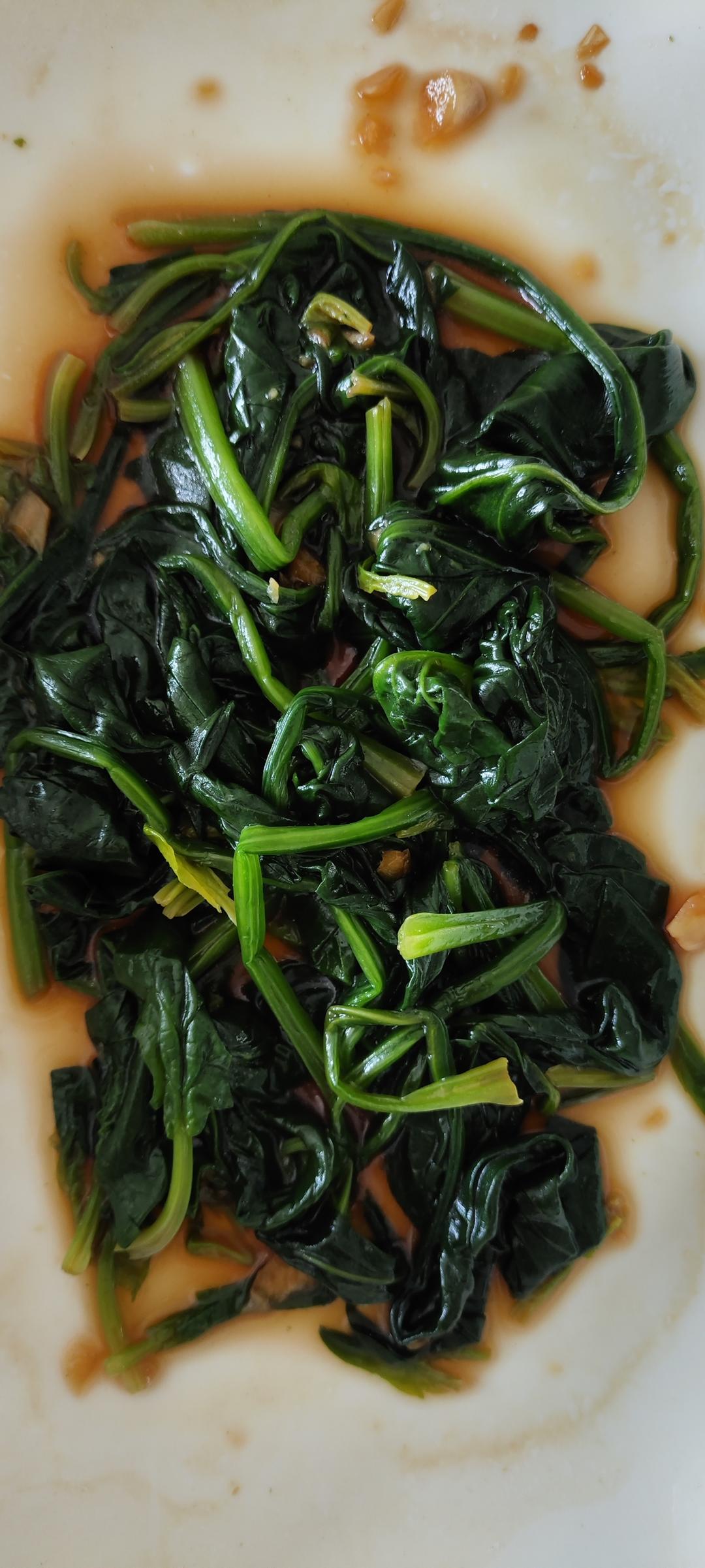 凉拌菠菜