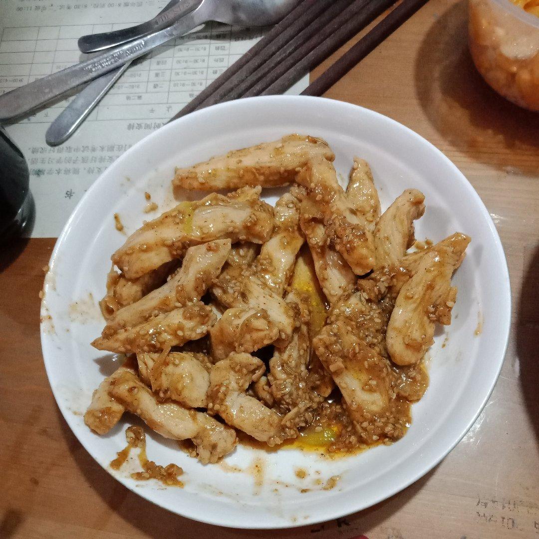 孜然鸡胸肉，低脂低卡好吃无压力。