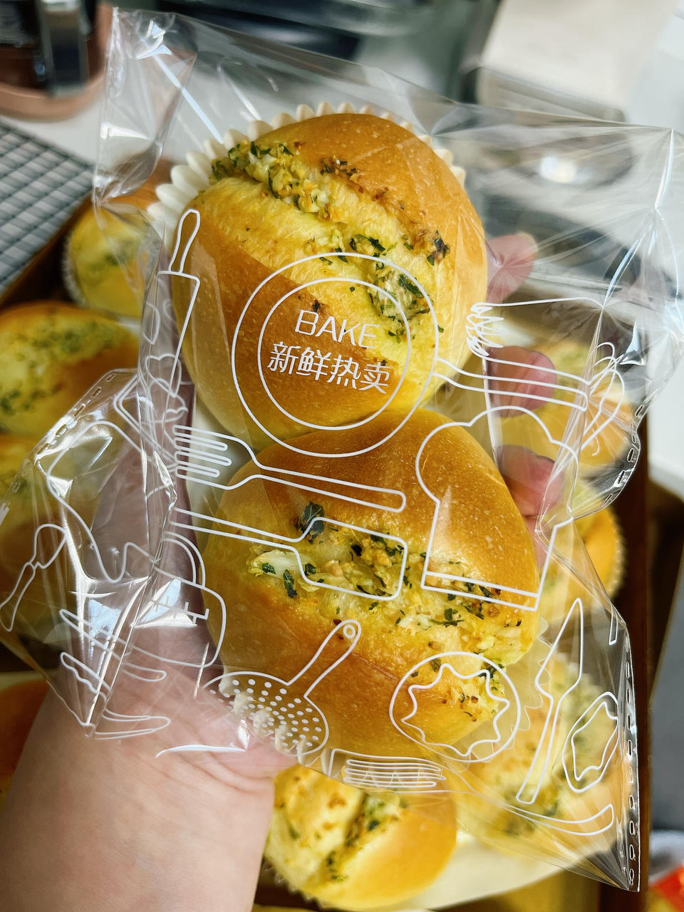 一次发酵，满屋飘香巨好吃的蒜香面包