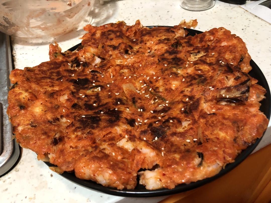 韩式泡菜海鲜饼（附：做出韩国料理店水准的秘诀）
