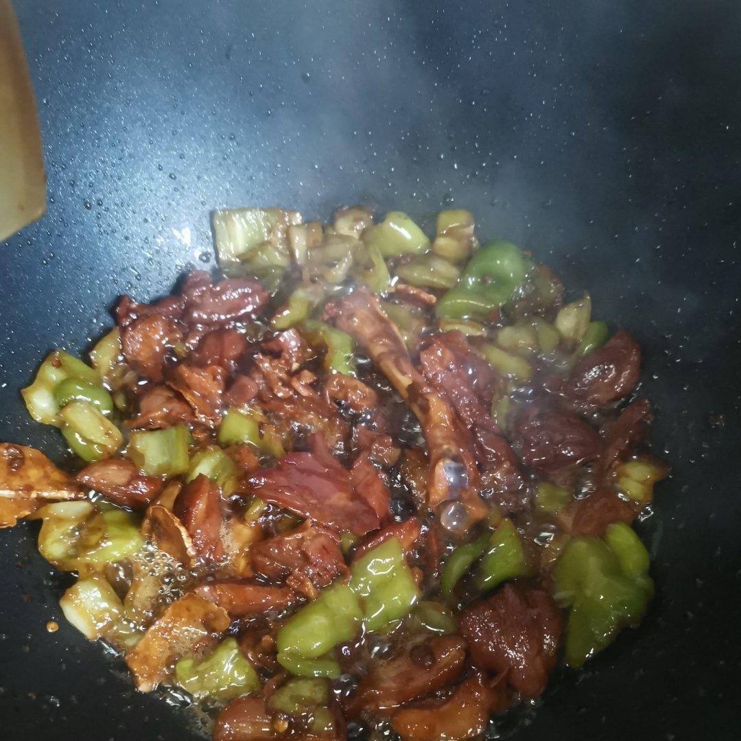 虎皮青椒咸鸭腿