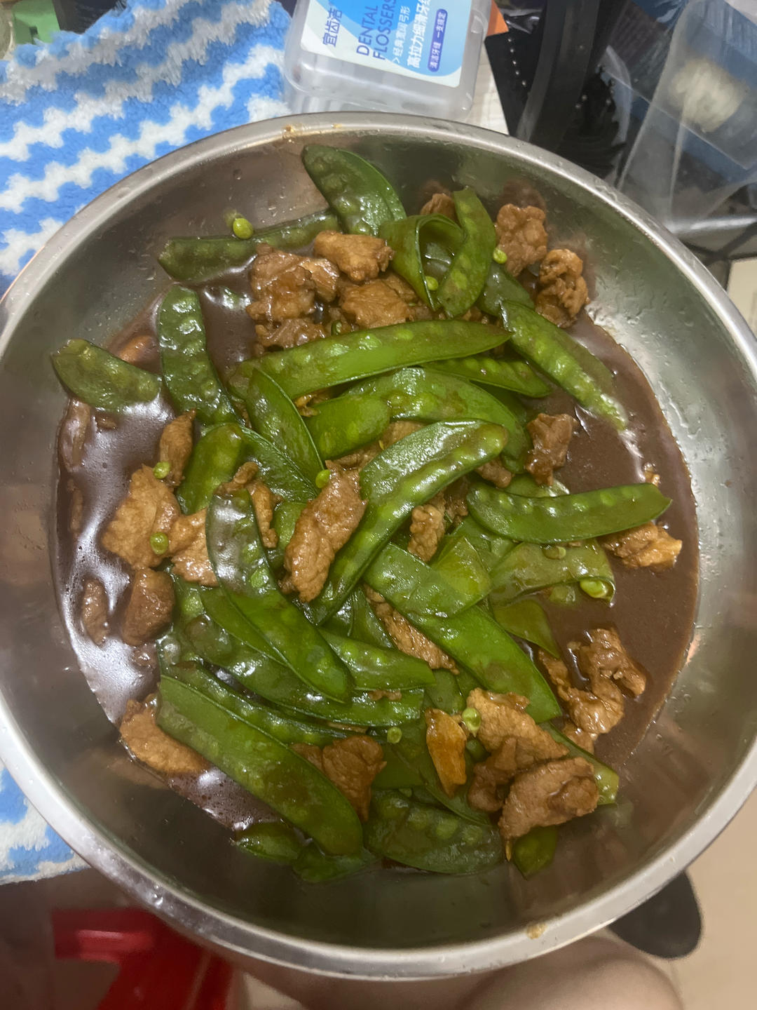 荷兰豆炒肉