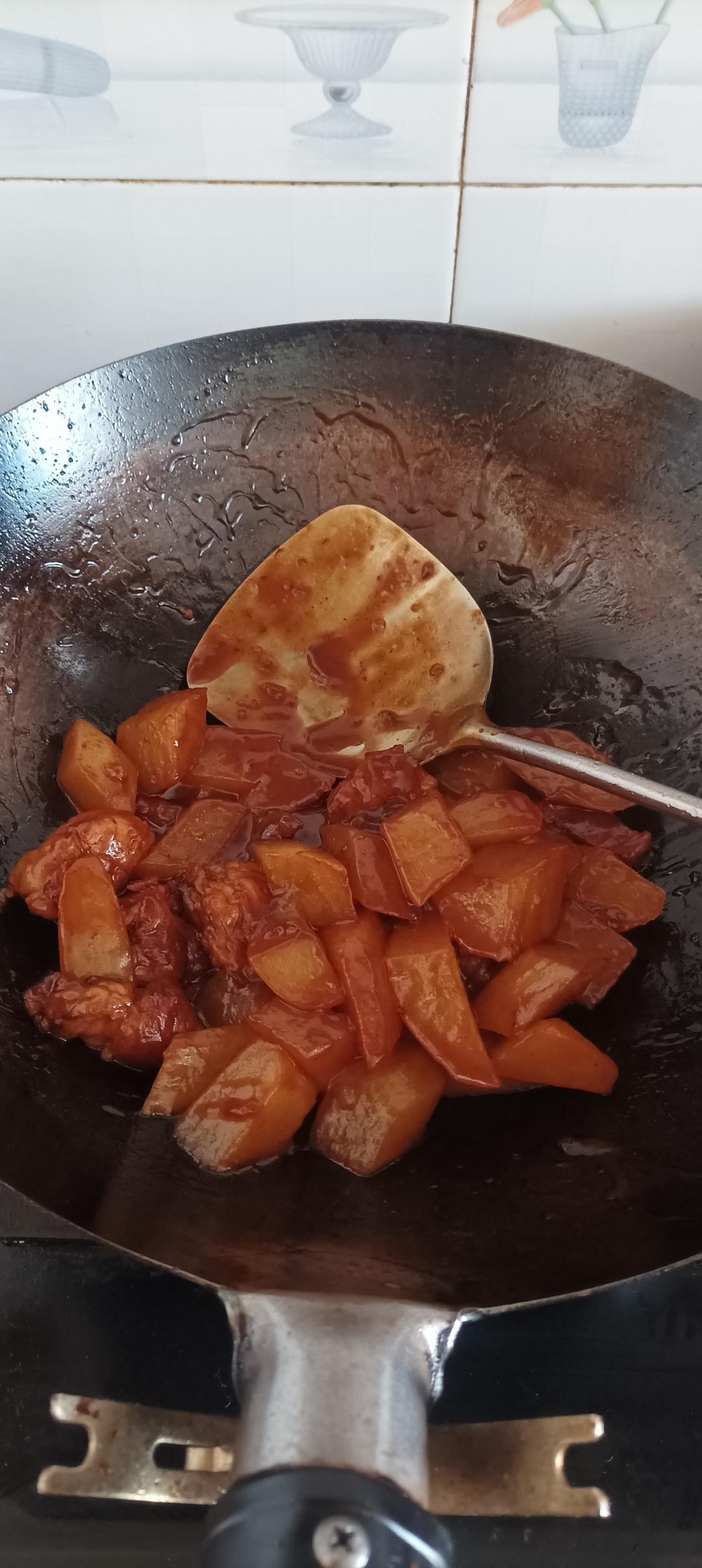 红烧白萝卜块/比肉还好吃的素菜