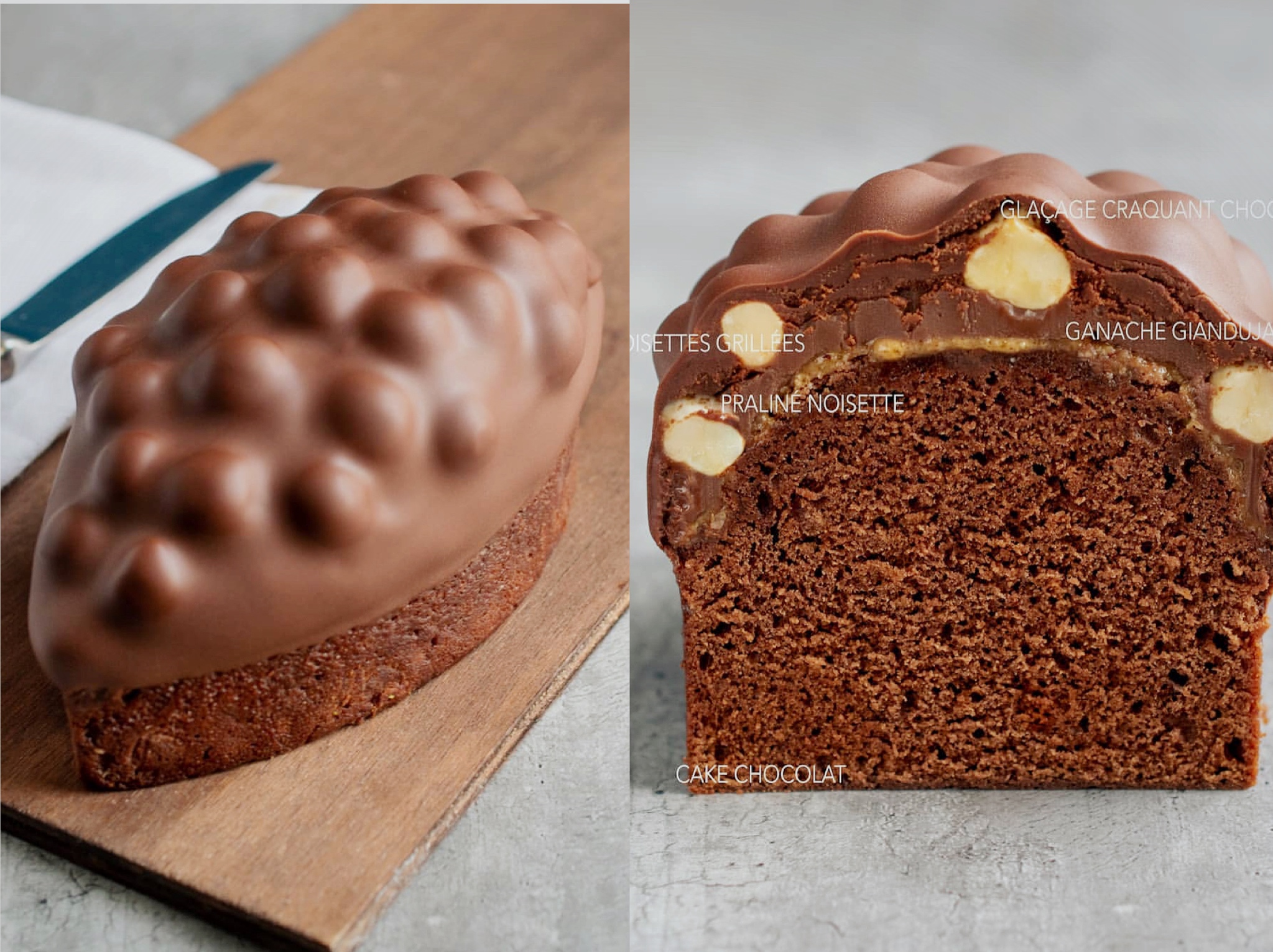 翻译食谱｜黑巧克力榛子磅蛋糕的做法