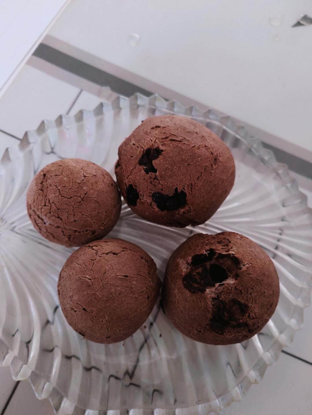 【 可可巧克力麻薯包 】