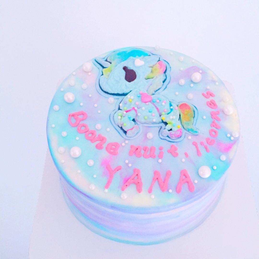 独角兽蛋糕视频 Unicorn cake