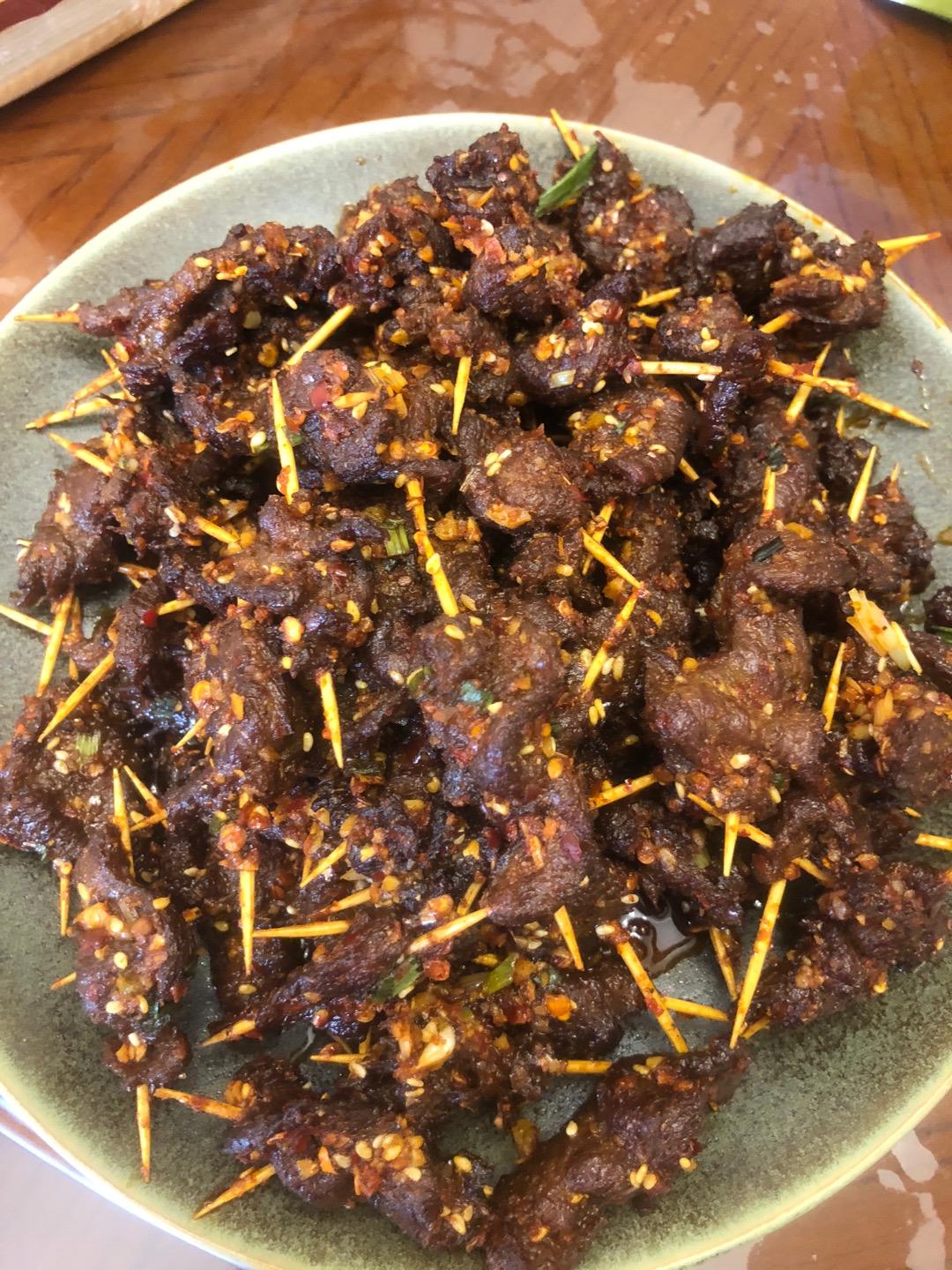 牙签牛肉串-湖南口味