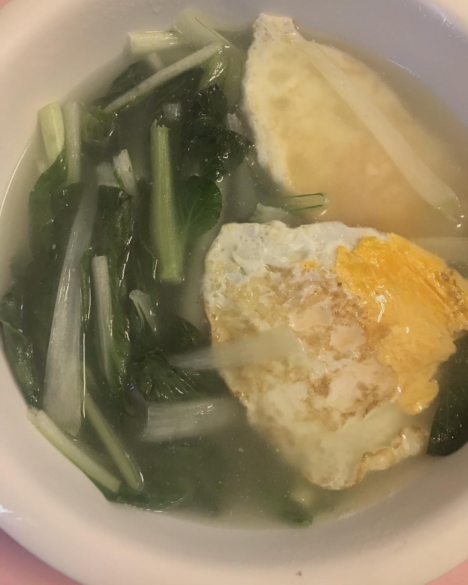 快手汤｜青菜鸡蛋汤