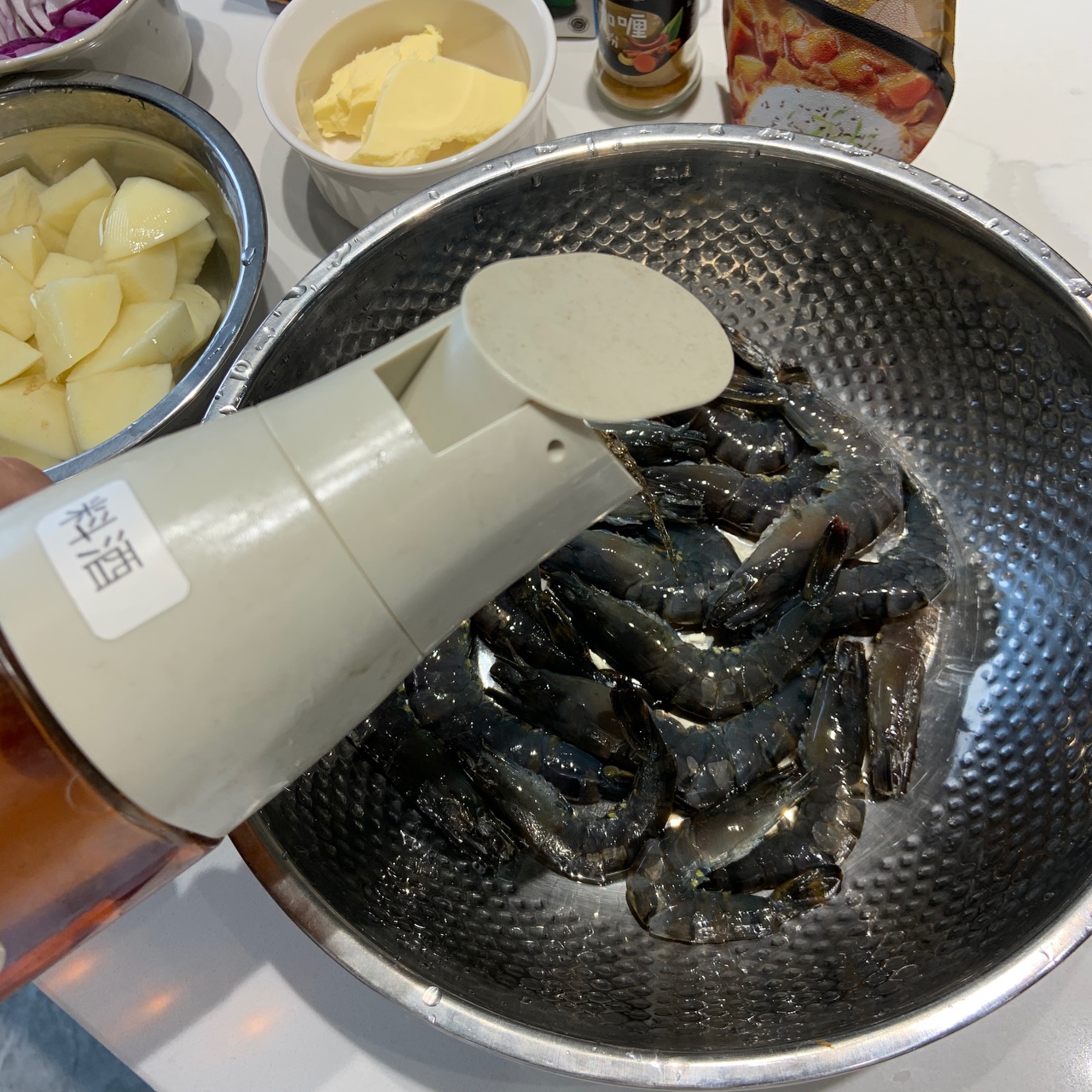 泰式咖喱虾的做法 步骤5