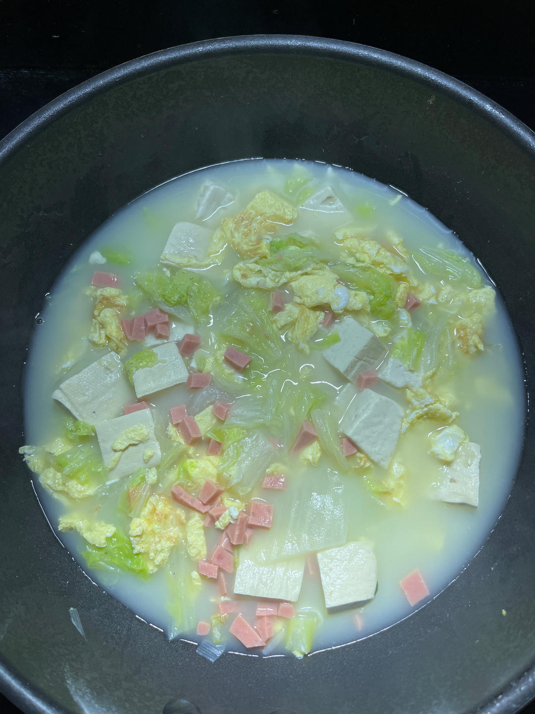 白菜豆腐汤
