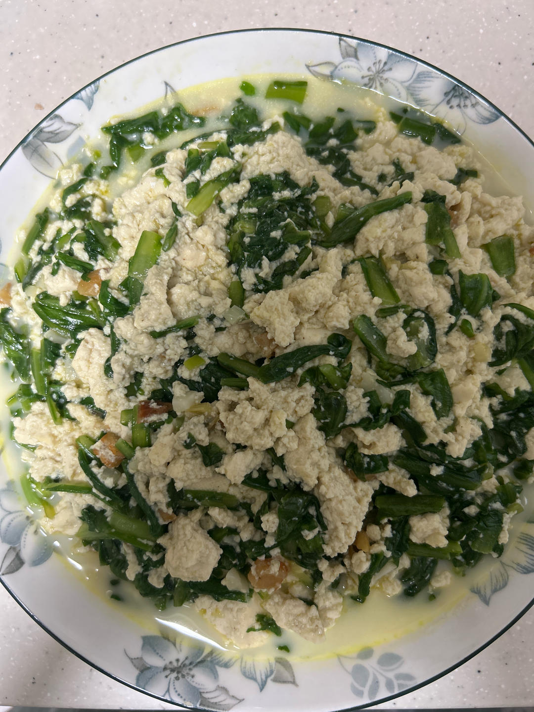茼蒿小豆腐