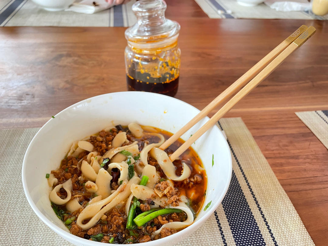 刀削面的面制作