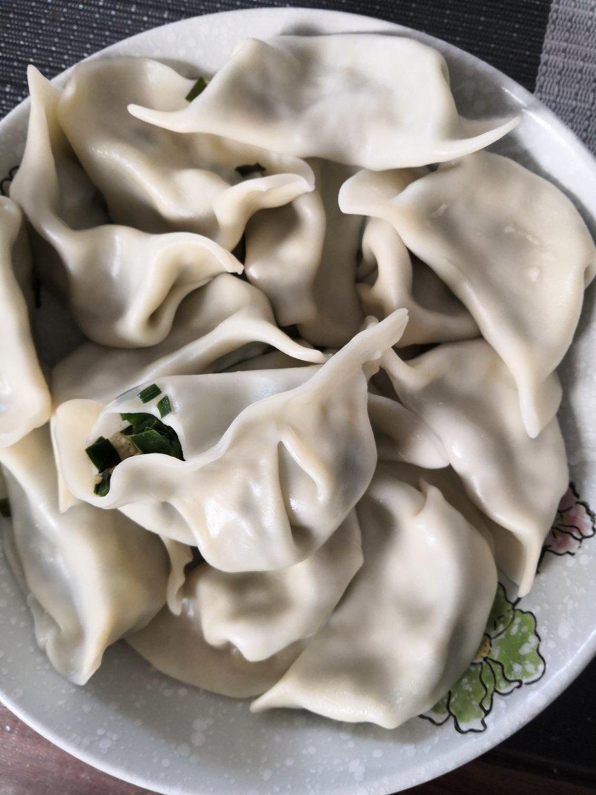 韭菜鸡蛋虾仁饺子（三人量）