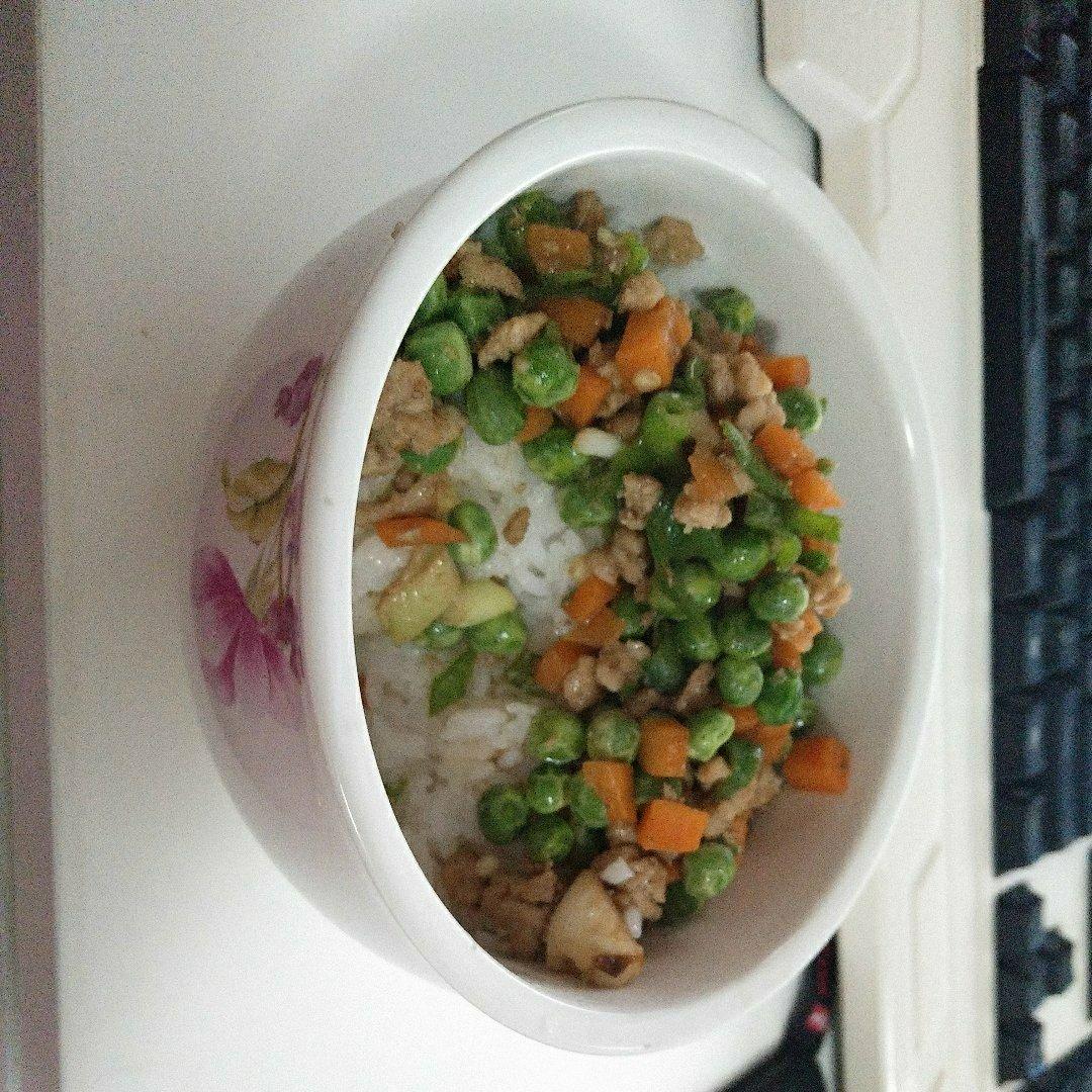 豌豆炒肉末